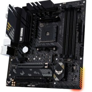 ASUS TUF GAMING B550M PLUS - AMD - Presa AM4 - 3rd Generation AMD Ryzen 3 - 3rd Generation AMD Ryzen 5 - 3rd Generation AMD Ryzen 7 - 3rd... - DDR4-SDRAM - 12